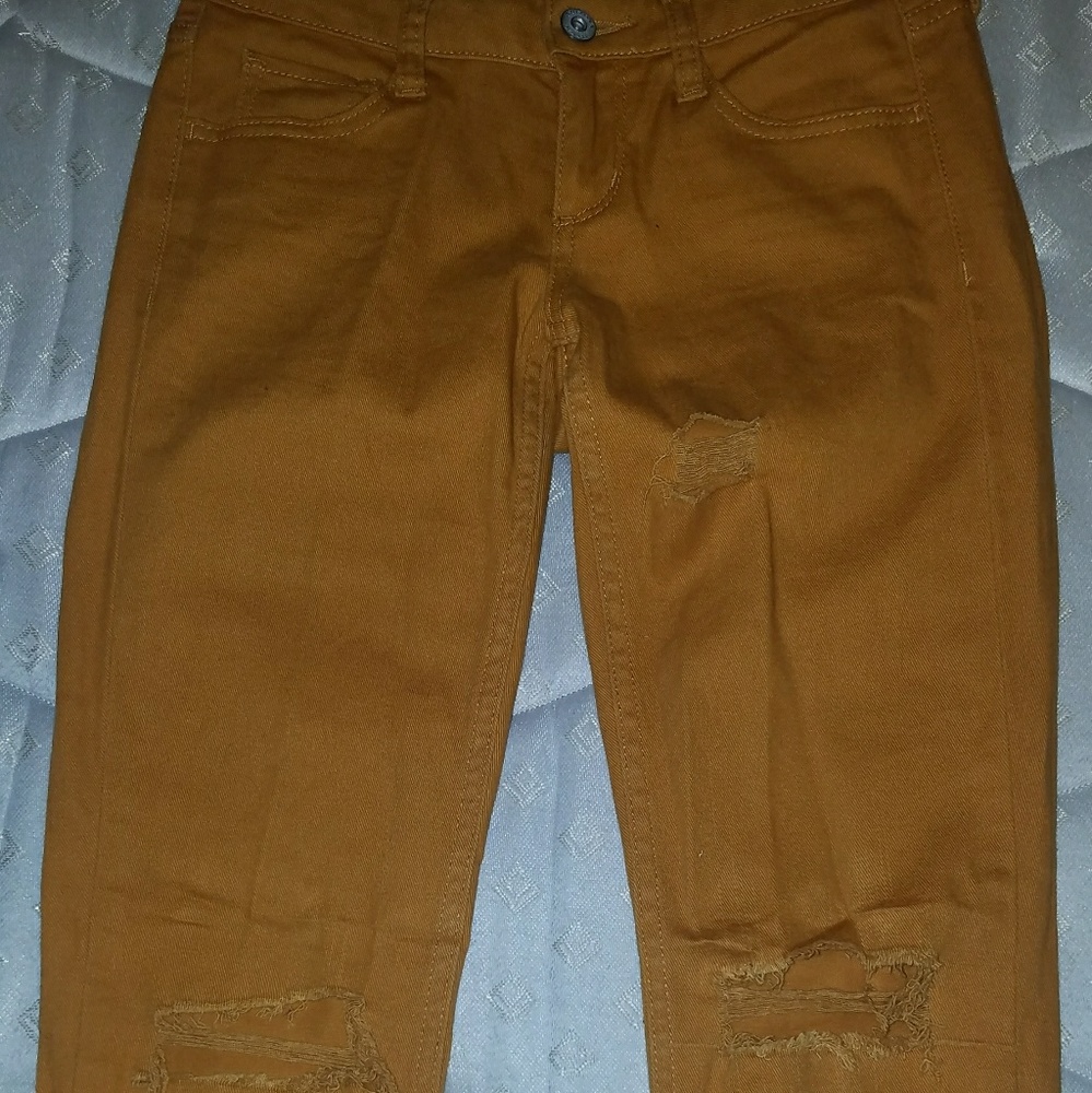 mustard yellow jeans